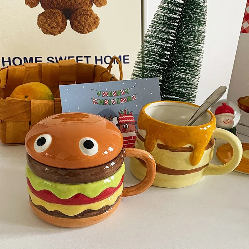 hamburger mug fyndora
