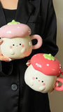strawberry mug fyndora